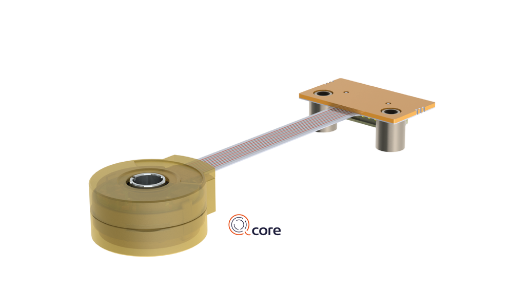 Smallest absoute capacitive encoder wordwide: Netzer DS-16 (only 16mm OD)