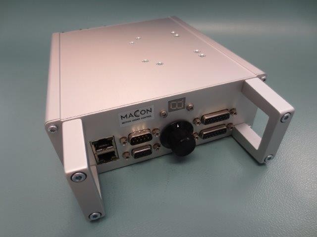 FPGA-based Controller to control the gate drivers, which switch power transistors on and off (pulse-width modulation) to achieve the desired motor phase current.