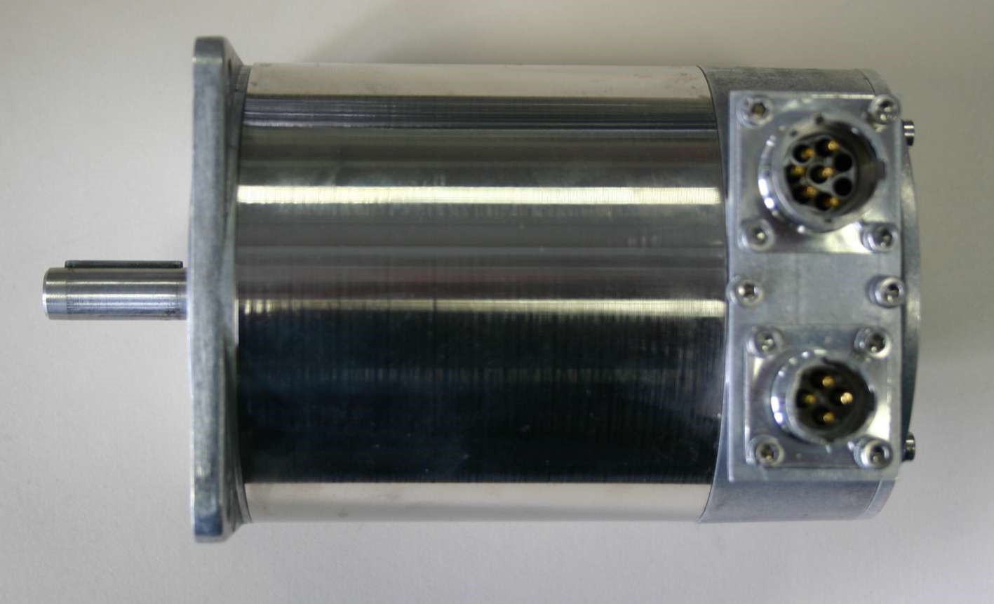 Radiation-hardened stepper motor with resolver for closed-loop operation