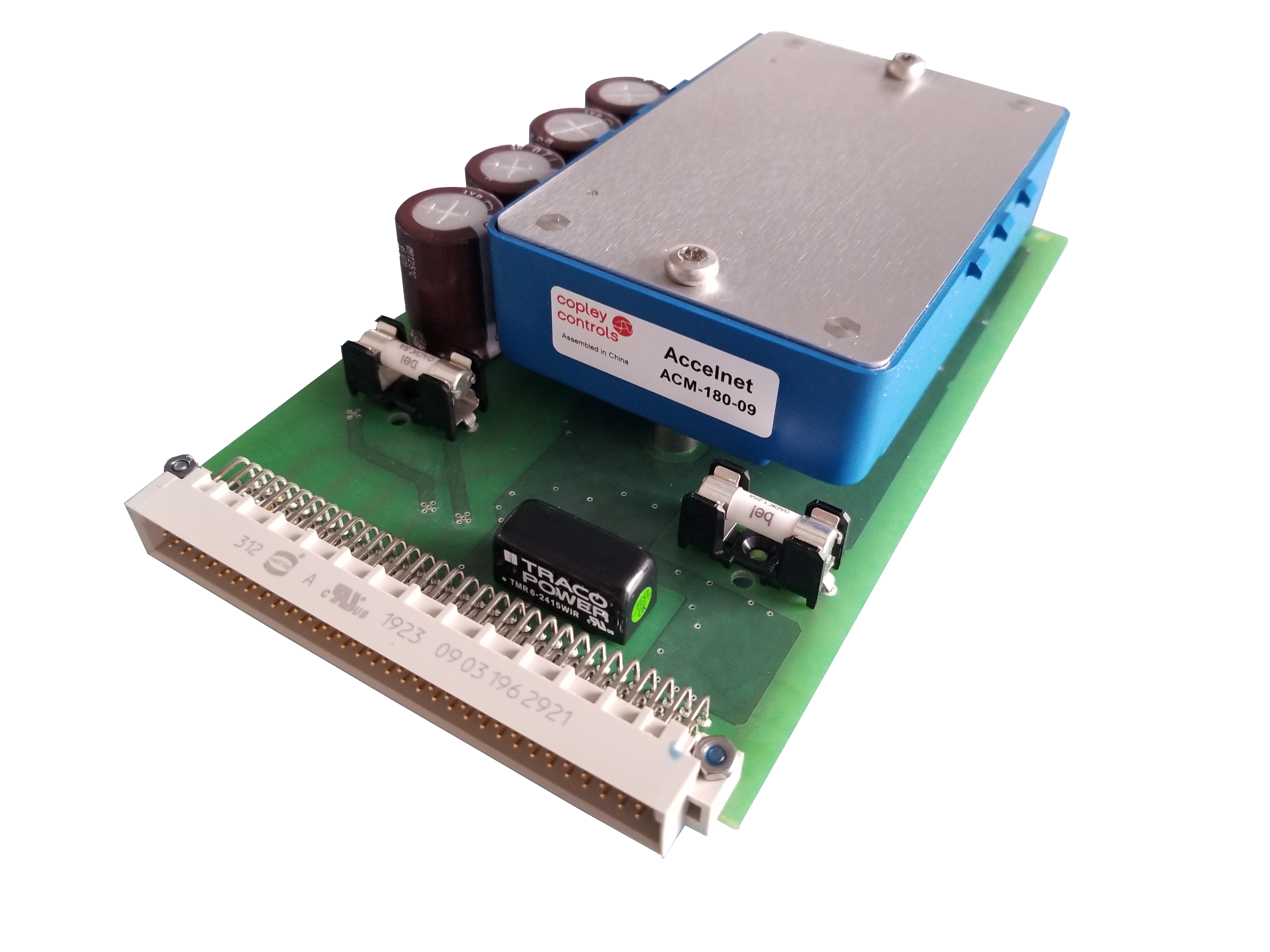 TWE-180-09_Plus: single channel drive controller for 19 Inch DIN rack mounting.