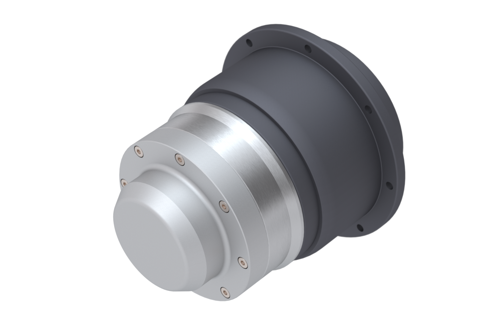 Rear side of IR9 gearmotor (encoder integrated inside housing)